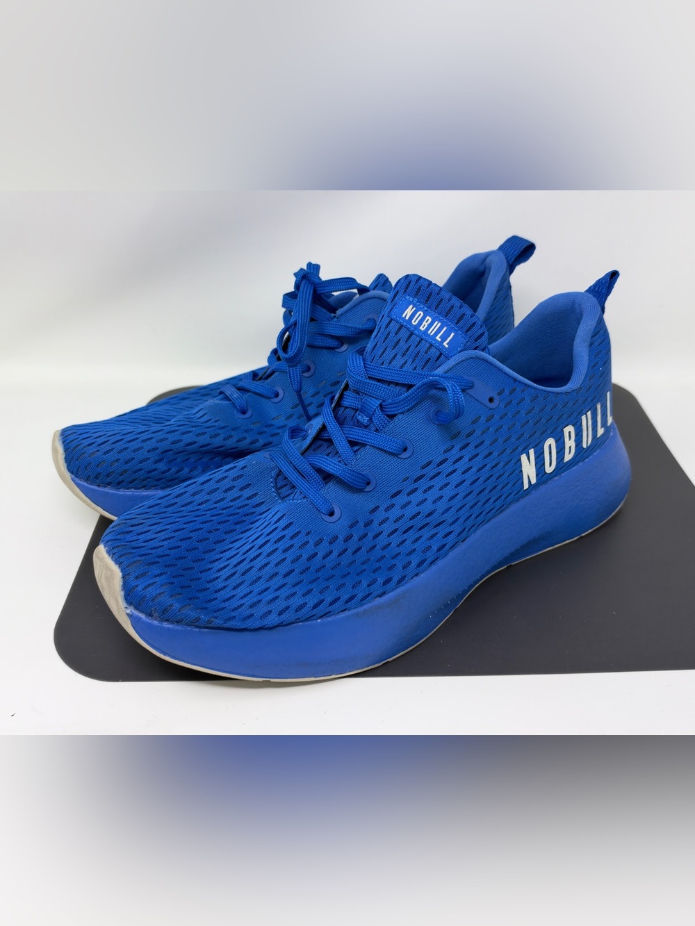 Blue Nobull mesh runner gym shoe size 13